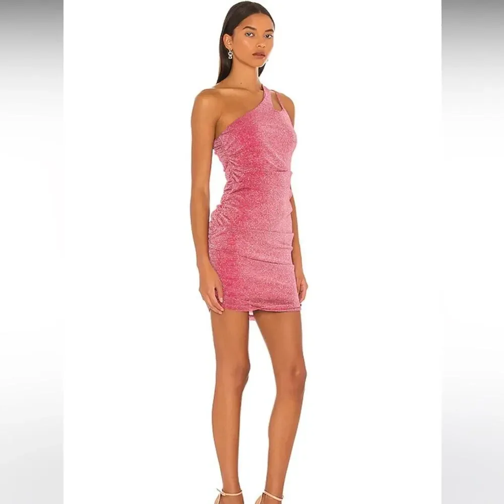 Superdown Jayden Ruched Mini Dress in Berry Size small NWOT - Picture 2 of 11